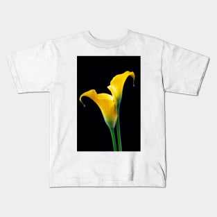 Two Wet Calla lilies Kids T-Shirt